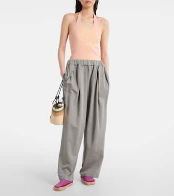 Paula's Ibiza - Slip-on Rio in suede | Loewe
