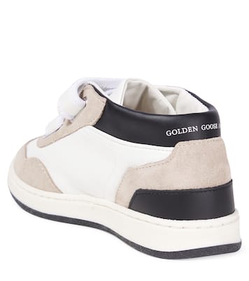 June suede and leather high-top sneakers | Golden Goose Kids