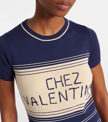 Camiseta Chez Valentino de algodón | Valentino
