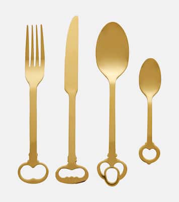 Keytlery stainless steel flatware set by Alessandro Zambelli | Seletti