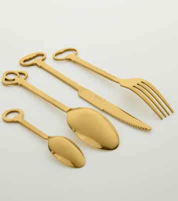 Keytlery stainless steel flatware set by Alessandro Zambelli | Seletti