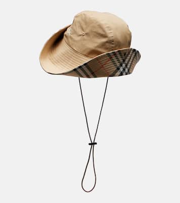 Cappello Burberry Check in gabardine | Burberry