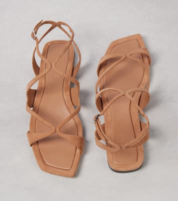 Sandali Ayla in suede | Jimmy Choo