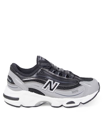 1000 Kids faux leather-trimmed sneakers | New Balance Kids