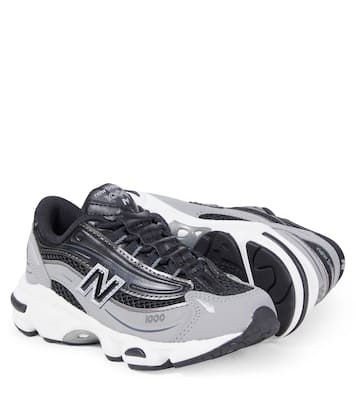 1000 Kids faux leather-trimmed sneakers | New Balance Kids