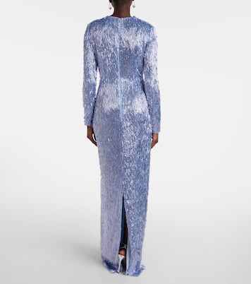 Draped embellished gown | Erdem