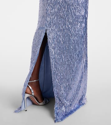 Draped embellished gown | Erdem