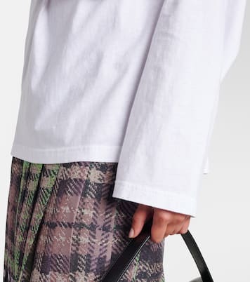 Printed cotton jersey top | Acne Studios