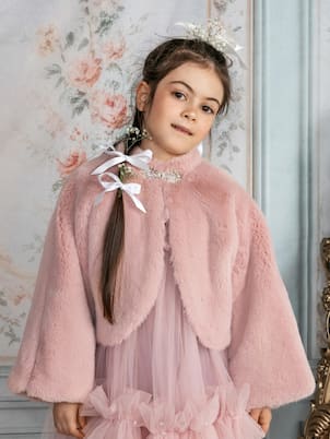 Baby Jacke Promenade aus Faux Fur | Tutu Du Monde