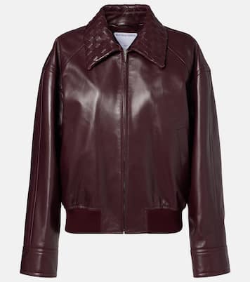 Intrecciato leather blouson jacket | Bottega Veneta