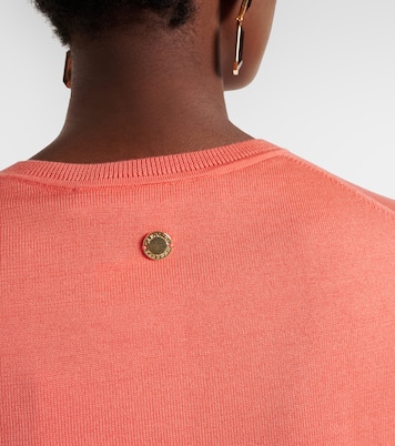 Cropped silk and cotton cardigan | Carolina Herrera