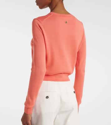 Cropped silk and cotton cardigan | Carolina Herrera