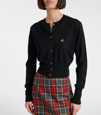 Cárdigan Bea de lana y seda cropped | Vivienne Westwood
