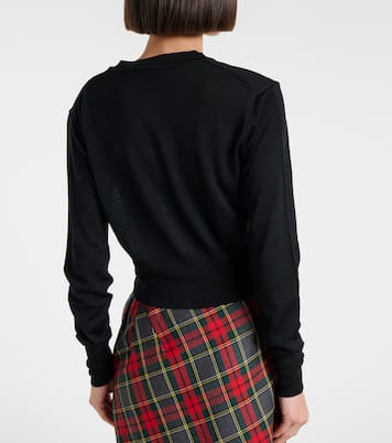 Cárdigan Bea de lana y seda cropped | Vivienne Westwood