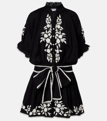 Minikleid aus Baumwolle und Leinen | Juliet Dunn