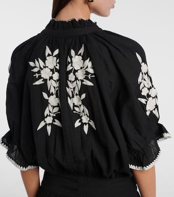 Minikleid aus Baumwolle und Leinen | Juliet Dunn