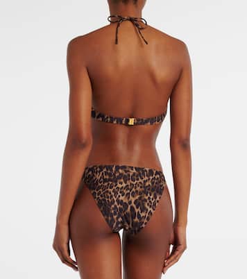 Leopard-print bikini bottoms | Nili Lotan