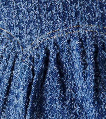 Bouclé denim skirt | Self-Portrait Kids