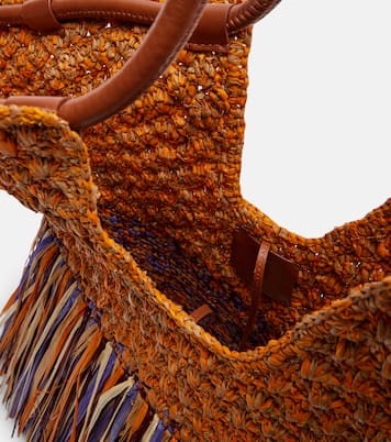 Goldentime Medium raffia tote bag | Zimmermann