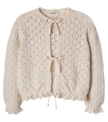 Ivy open-knit cotton cardigan | Cozmo