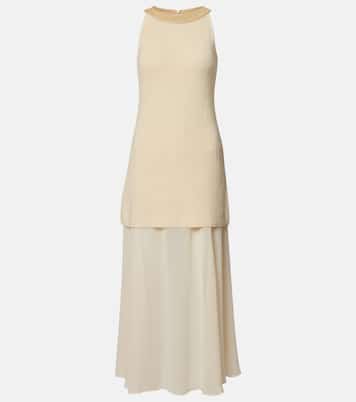 Knitted maxi dress | Xu Zhi