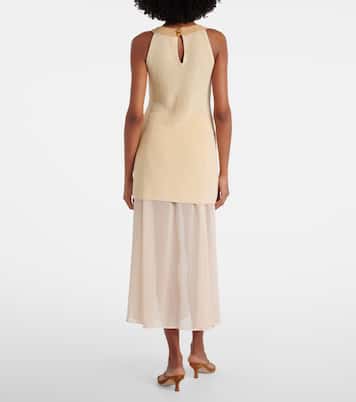 Knitted maxi dress | Xu Zhi