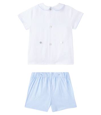 Baby Carlina embroidered top and shorts set | La Coqueta