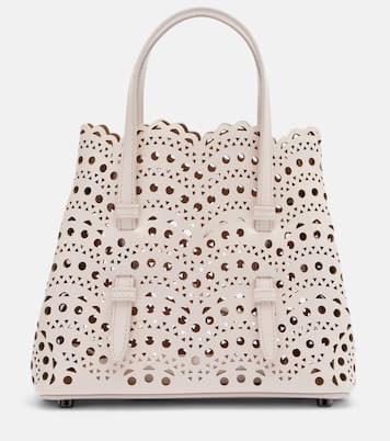 Mina 20 Vienne leather tote bag | Alaïa