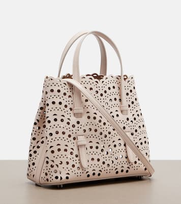 Mina 20 Vienne leather tote bag | Alaïa
