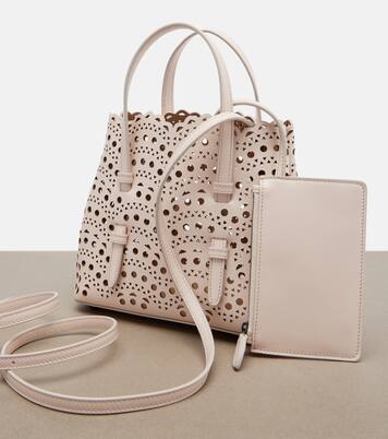 Mina 20 Vienne leather tote bag | Alaïa