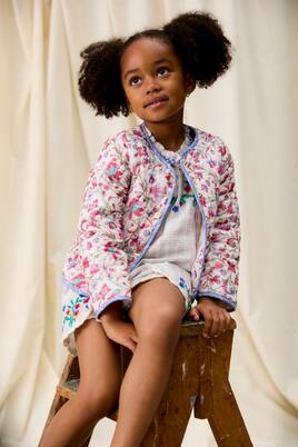 Astrid floral cotton jacket | Louise Misha