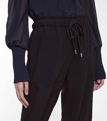 High-rise tapered pants | Chloé