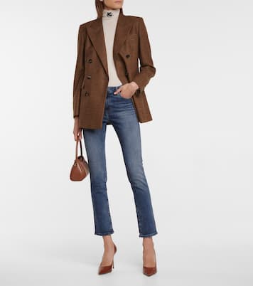 Jeans Mari de algodón elástico tiro alto | AG Jeans
