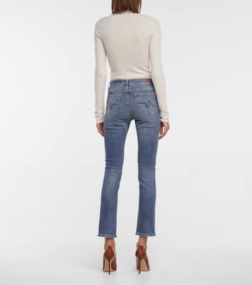 Jeans Mari de algodón elástico tiro alto | AG Jeans