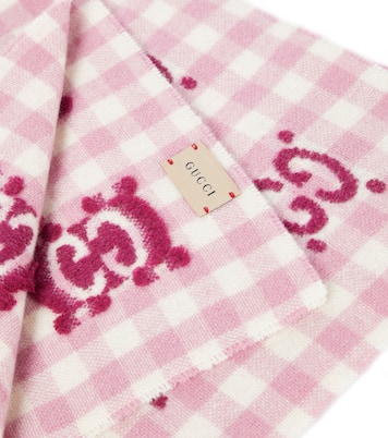 Baby GG wool-blend blanket | Gucci Kids