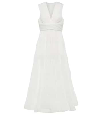 Postcard organdie midi dress | Zimmermann