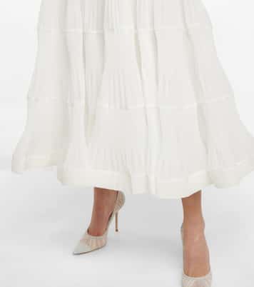 Postcard organdie midi dress | Zimmermann