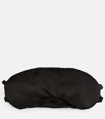Satin eye mask and pouch set | Prada