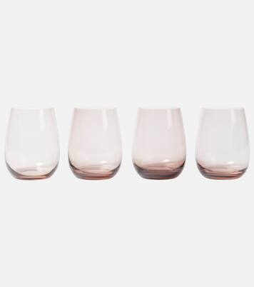 Colored U set of 4 tumblers | Nude