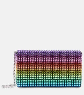 Clutch Superamini Paloma con cristalli | Amina Muaddi