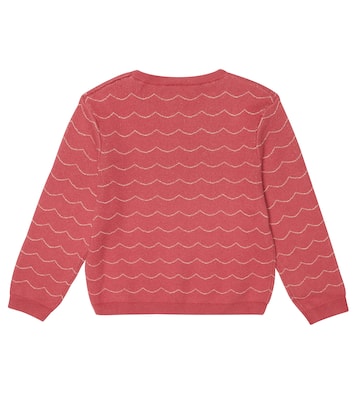 Pullover in maglia lamé di misto cotone | Chloé Kids
