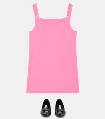 Kleid aus einem Baumwollgemisch | Dolce&Gabbana Kids