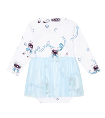 Baby - Abito in cotone e tulle | Mini Rodini
