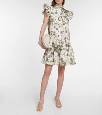 Pomona printed cotton minidress | Erdem