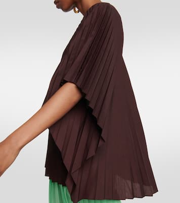 Pleated poplin midi dress | Dries Van Noten