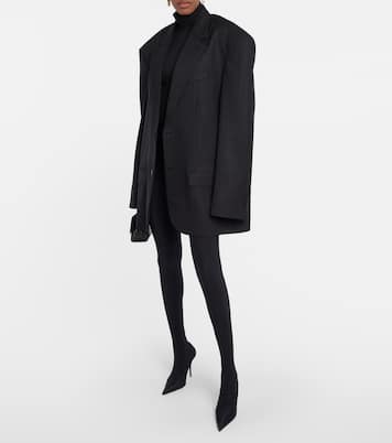 Blazer oversize in twill di lana | Balenciaga