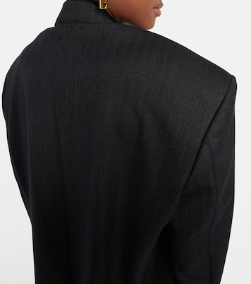 Blazer oversize in twill di lana | Balenciaga