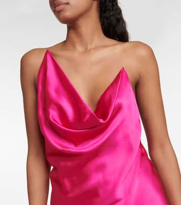 Invisible strap satin minidress | Y/Project