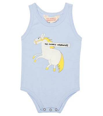 Baby - Body in cotone con stampa | The Animals Observatory