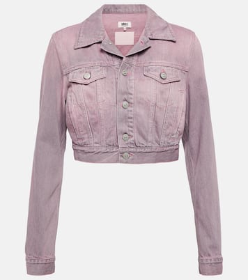 Cropped-Jeansjacke | MM6 Maison Margiela